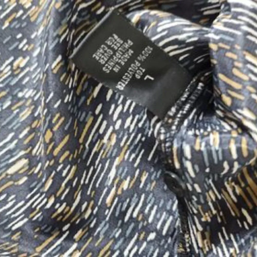AB Studio Large Button Down Shirt - Picture 3 of 9